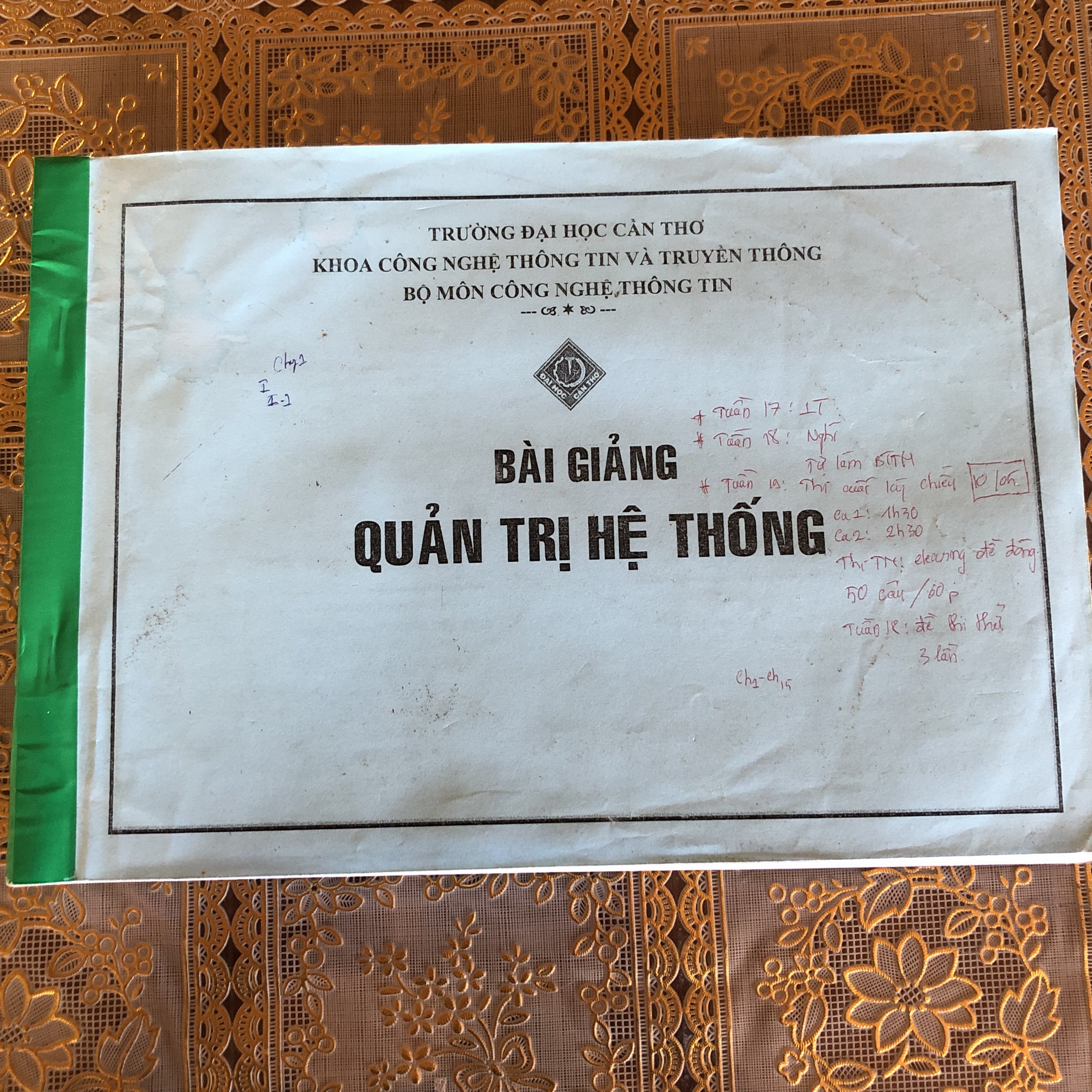 Giáo trình quản trị hệ thống CT179