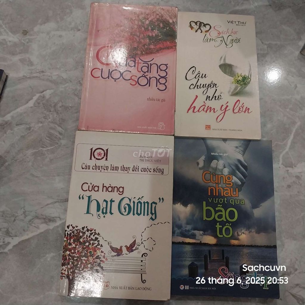 Combo 4 cuốn sách hay ý nghĩa về cuộc sống - chất