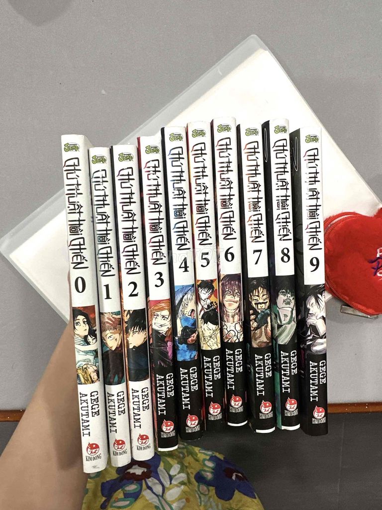 MANGA CHÚ THUẬT HỒI CHIẾN - TẬP 1-9 - chất lượng