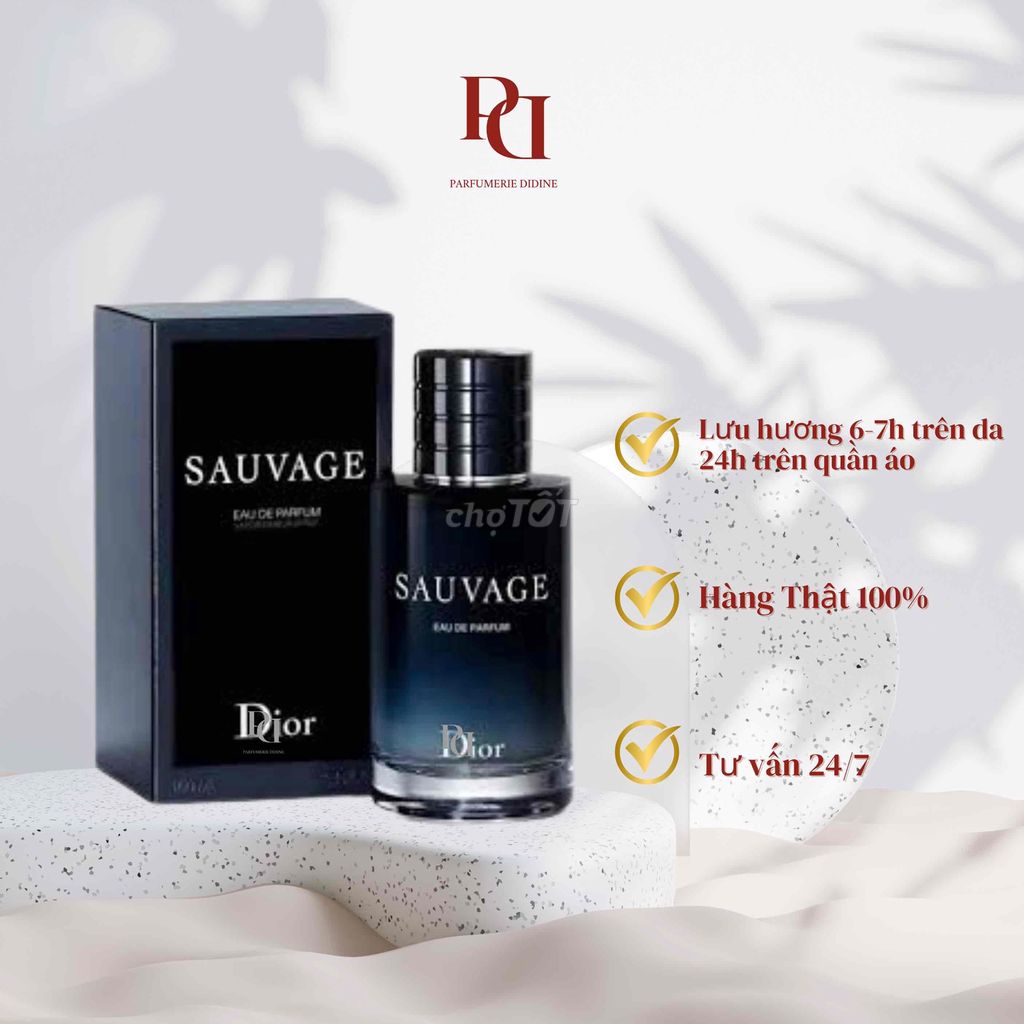 (Auth 10ml) Nước Hoa Nam Dior Sauvage EDP 10ml - P