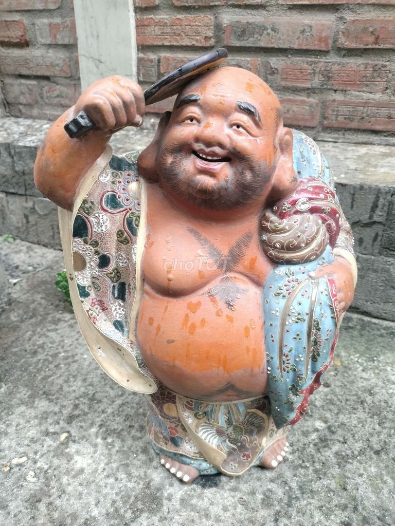 Tượng xưa Ngài Dilac men gấm - sale off